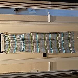 NWOT Strapless TShirt Material Maxi Dress with Pockets